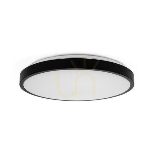 Sprawdź Plafon V-TAC VT-8630S 36 W LED Samsung ø42 cm czarny, czujnik mikrofalowy z pilotem, 4000 K 3820 lm, IP44