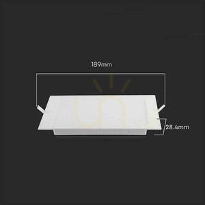 Panel Wpuszczany V-TAC 12W LED SAMSUNG CHIP Kwadrat 170x170mm VT-61012SQ-S 3000K 1200lm 3 Panel Wpuszczany V-TAC 12W LED SAMSUNG CHIP Kwadrat 170x170mm VT-61012SQ-S 3000K 1200lm small 3