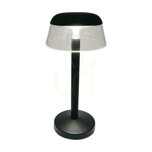 Sprawdź Lampka Biurkowa Nocna V-TAC 3W LED 28cm Ładowanie USB Ściemnianie Czarna VT-75002 3000K-6000K 110lm