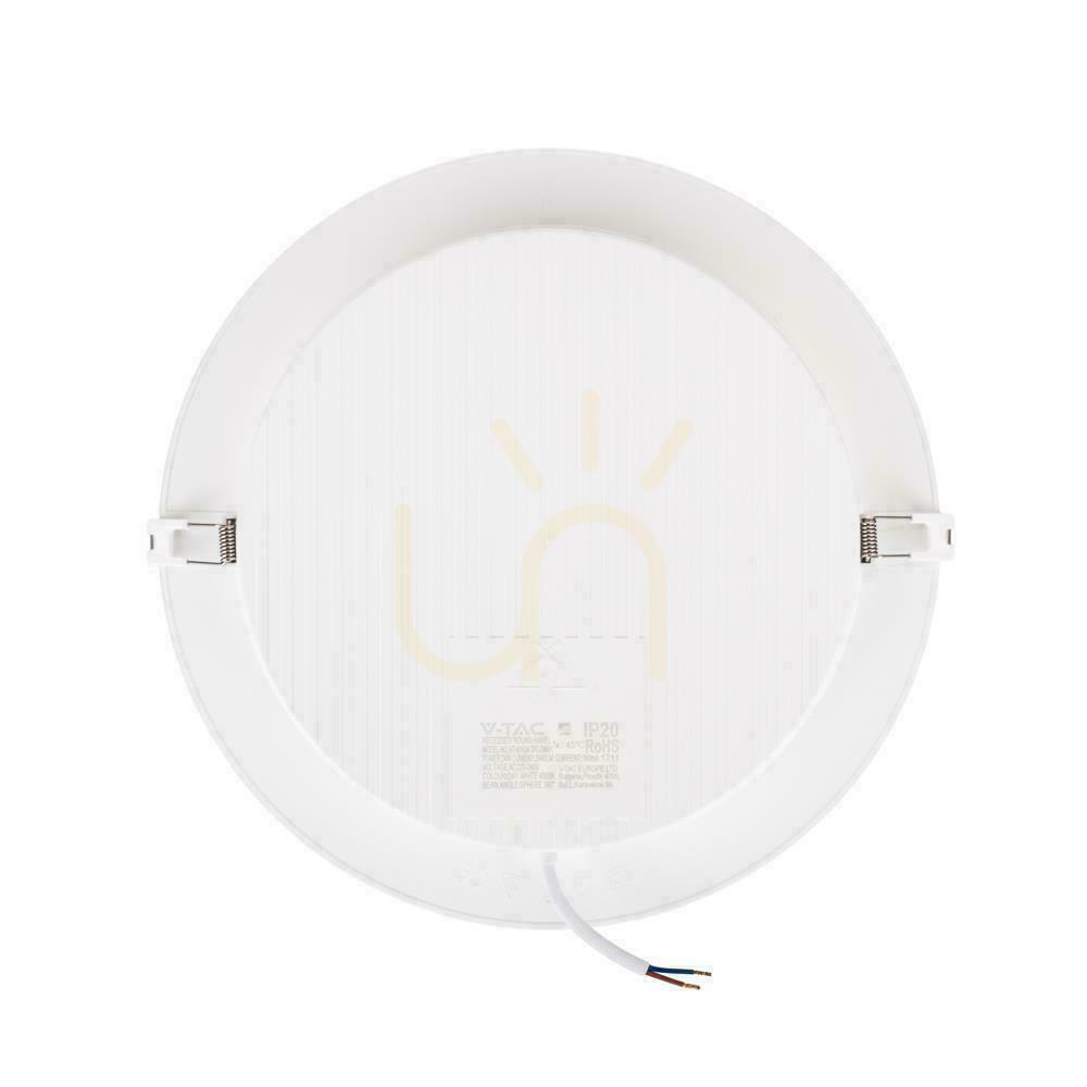Obejrzyj Panel Wpuszczany V-TAC 24W LED SAMSUNG CHIP Okrągły 294x29mm VT-61024RD-S 3000K 2500lm 5 Lat Gwarancji Panel Wpuszczany V-TAC 24W LED SAMSUNG CHIP Okrągły 294x29mm VT-61024RD-S 3000K 2500lm 5 Lat Gwarancji