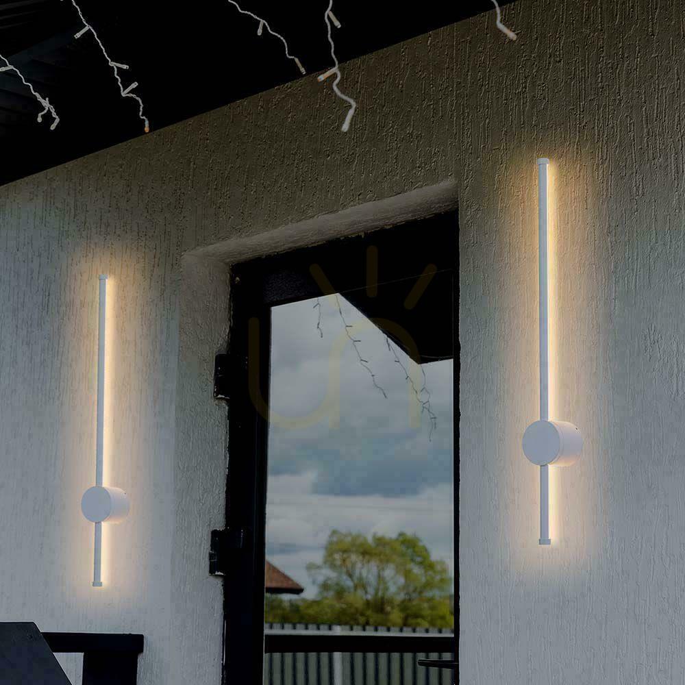 Pokaż Oprawa Ścienna Elewacyjna LED V-TAC 12W IP65 Biała 63cm VT-11112-W 4000K 1590lm Oprawa Ścienna Elewacyjna LED V-TAC 12W IP65 Biała 63cm VT-11112-W 4000K 1590lm