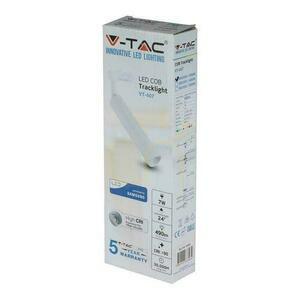 Oprawa 7W LED V-TAC Szynosystem 3F SAMSUNG CHIP CRI90+ Biała VT-407 3000K 420lm 5 Lat Gwarancji 4 Oprawa 7W LED V-TAC Szynosystem 3F SAMSUNG CHIP CRI90+ Biała VT-407 3000K 420lm 5 Lat Gwarancji small 4