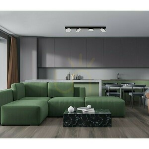 Reflektorek Italux Castelio LED 4-punktowy czarny SPL-31976-4B-BK small 1