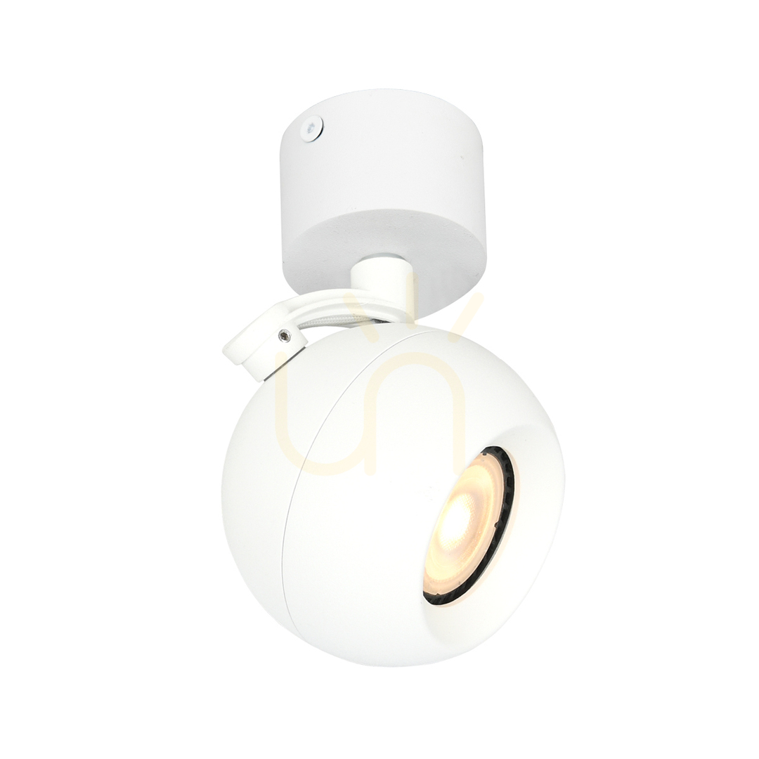 Zobacz Reflektorek Italux Lafin Biały GU10 Aluminium SPL-45379-1R-WH Reflektorek Italux Lafin Biały GU10 Aluminium SPL-45379-1R-WH