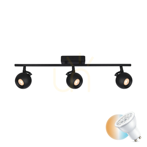 Reflektorek Italux Lafin czarny 3x GU10 LED SPL-45379-3-BK small 0