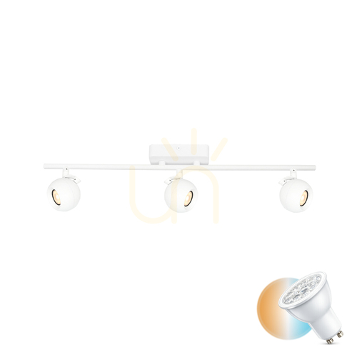 Sprawdź Reflektorek Italux biały 3-punktowy GU10 LED SPL-45379-3-WH