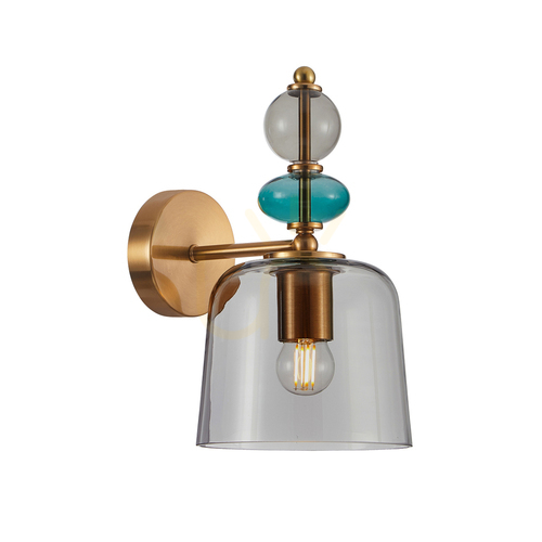 Sprawdź Kinkiet Italux Namos mosiądz dymiony E27 WL-27092B-MC-BRO