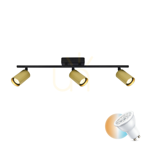 Reflektorek Italux Tris 3xGU10 czarny aluminiowy SPL-46829-3-BK-GD small 0