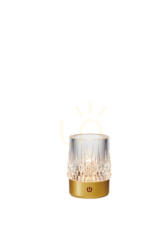 Sprawdź Lampa stołowa Zuma Line CRYSTAL NHTD-N08-G złota LED