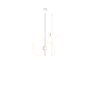 Kinkiet zewnętrzny Nowodvorski ORLA LED M 11550, 97 cm, czarny, 20 W 3000 K IP54 small 5