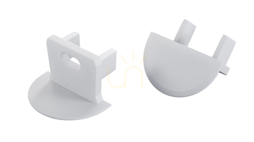 Sprawdź Zaślepka z otworem LUMINES Design+ axin biała ABS 12-1551-00