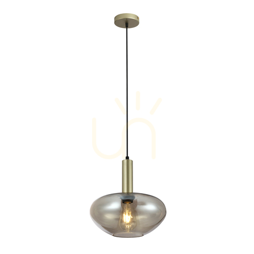 Sprawdź Lampa Wisząca Italux Gater Szampańska Złota E27 PND-23541A-1-GD-CH