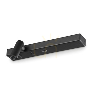 Kinkiet LED Ideallux Bonne Nuit czarny 2x6,5W 22 cm 336787 0 Kinkiet LED Ideallux Bonne Nuit czarny 2x6,5W 22 cm 336787 small 0