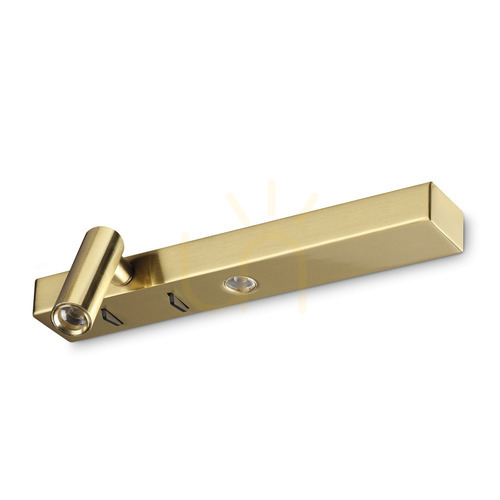 Sprawdź Kinkiet LED Ideallux Bonne Nuit mosiądz 2x6,5W 22 cm 336800
