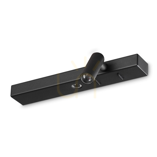 Sprawdź Kinkiet LED Ideallux Bonne Nuit czarny 2-punktowy 6,5W 22 cm 336817