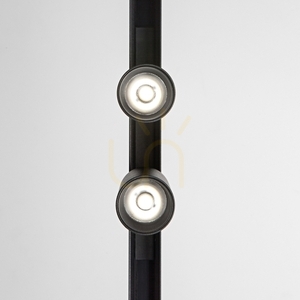 Lampa do szynoprzewodów Ideallux EGO 340241 czarna 2-punktowa LED 16W 2700K small 2