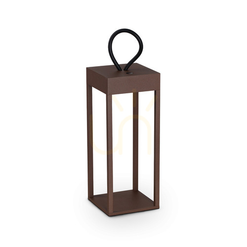 Sprawdź Lampa stołowa Ideallux ENYA 323244 brązowa LED 5W IP54 12 cm
