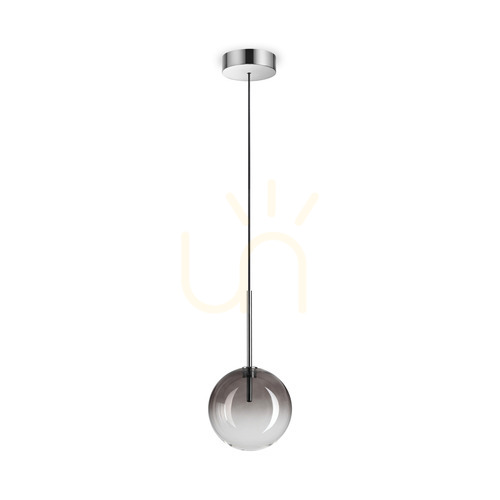 Sprawdź Lampa wisząca Ideallux Equinoxe 326351 dymione szkło chrom G4 15 cm