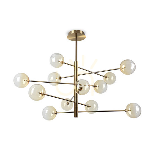 Sprawdź Lampa wisząca Ideallux Equinoxe 345383 12xG4 chrom 128,1 cm
