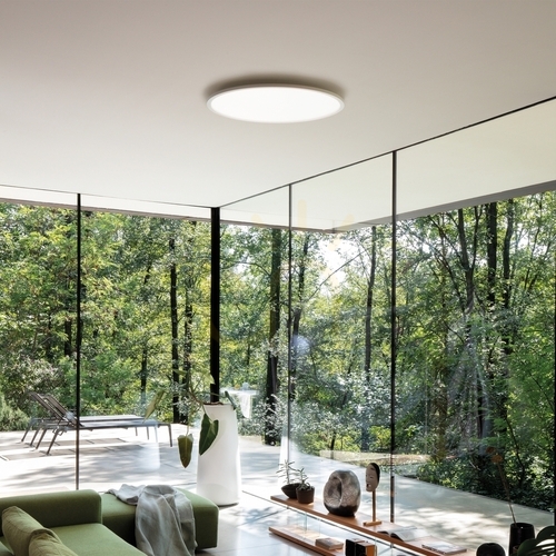 Sprawdź Plafon zewnętrzny Ideallux FLY 341224 biały LED 18W 35 cm 2700K IP40