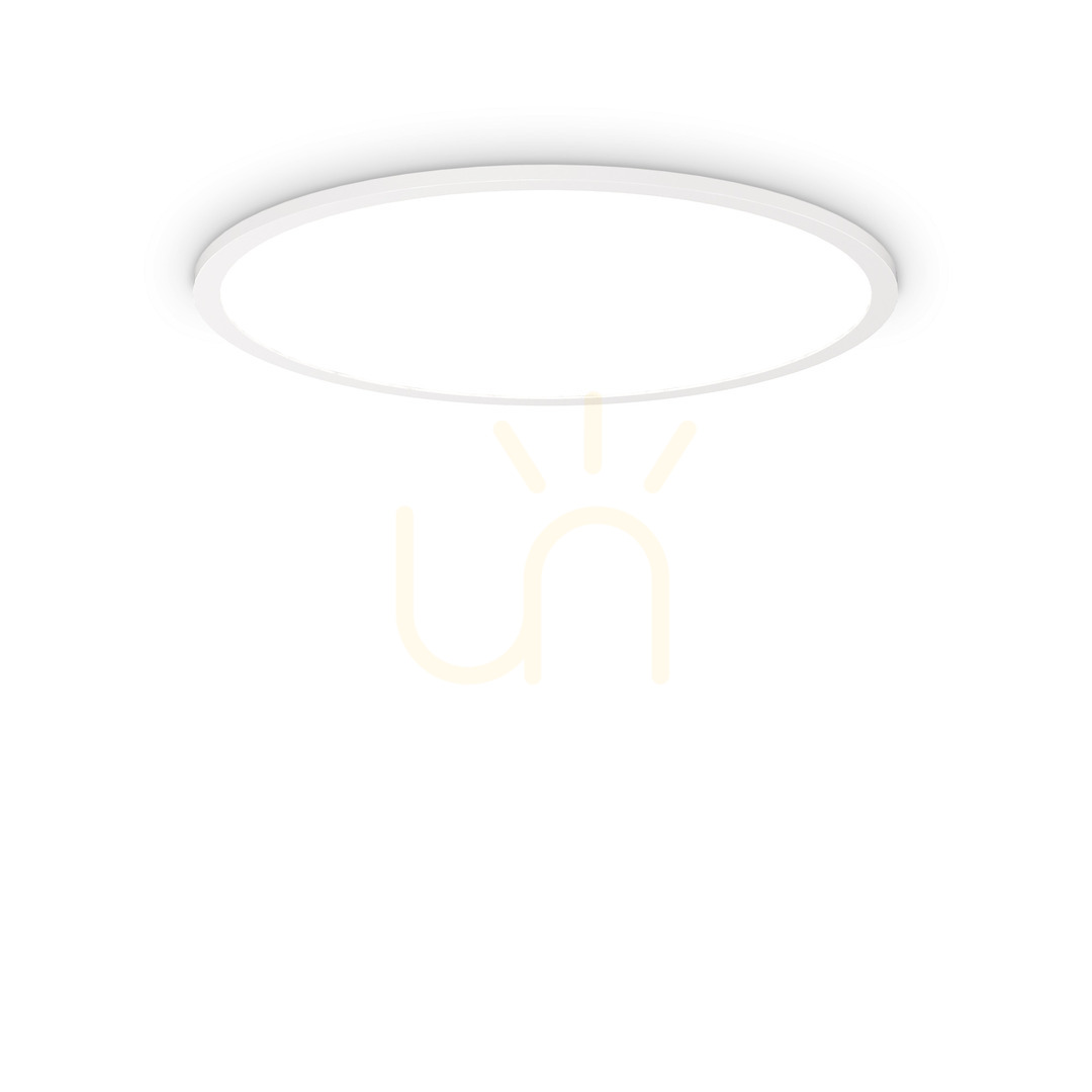 Sprawdź Plafon zewnętrzny Ideallux FLY 341248 biały LED 53W 2700K 60 cm IP40 Plafon zewnętrzny Ideallux FLY 341248 biały LED 53W 2700K 60 cm IP40