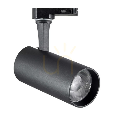 Sprawdź Lampa do szynoprzewodu Ideallux FOX 340937 czarna 25W 2700K LED ⌀7,5 cm