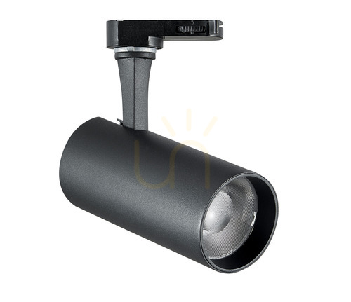 Sprawdź Lampa do szynoprzewodu Ideallux FOX 340937 czarna 25W 2700K LED ⌀7,5 cm