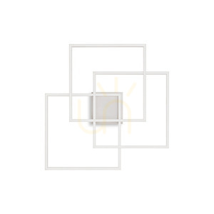 Plafon LED Ideallux Frame 341316 biały 33W 2700K 53,3 cm small 0