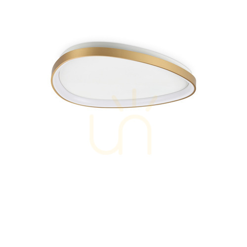 Sprawdź Plafon Ideallux Gemini 341484 LED 30W 2700K mosiądz 61 cm