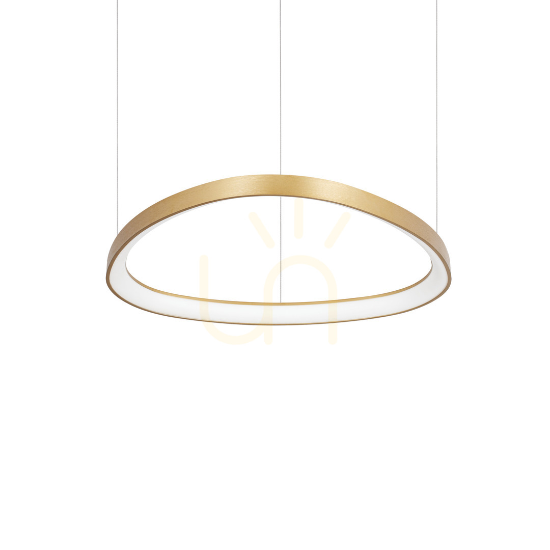 Sprawdź Lampa wisząca Ideallux GEMINI 341576 mosiądz LED 47W 2700K 61 cm Lampa wisząca Ideallux GEMINI 341576 mosiądz LED 47W 2700K 61 cm