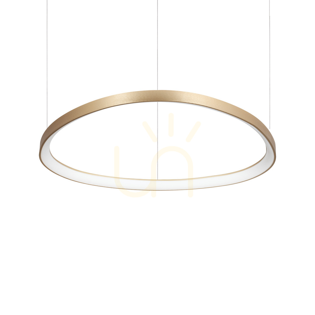 Sprawdź Lampa wisząca Ideallux Gemini 341606 mosiężna LED 56W 2700K 81 cm Lampa wisząca Ideallux Gemini 341606 mosiężna LED 56W 2700K 81 cm