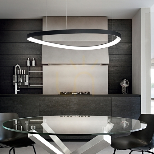 Sprawdź Lampa wisząca Ideallux GEMINI 341620 czarna LED 78W 2700K 105 cm