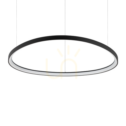 Sprawdź Lampa wisząca Ideallux GEMINI 341620 czarna LED 78W 2700K 105 cm
