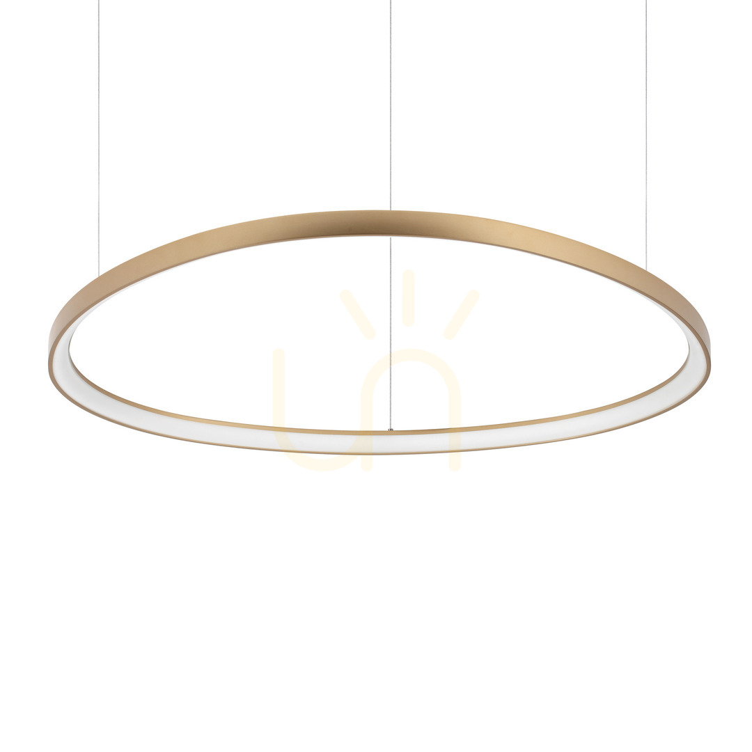 Sprawdź Lampa wisząca Ideallux Gemini 341637 mosiądz LED 78W 2700K 105 cm Lampa wisząca Ideallux Gemini 341637 mosiądz LED 78W 2700K 105 cm