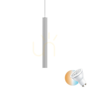 Lampa wisząca Ideallux LOOK 346854 biała GU10 1x28W 4 cm 0 Lampa wisząca Ideallux LOOK 346854 biała GU10 1x28W 4 cm small 0