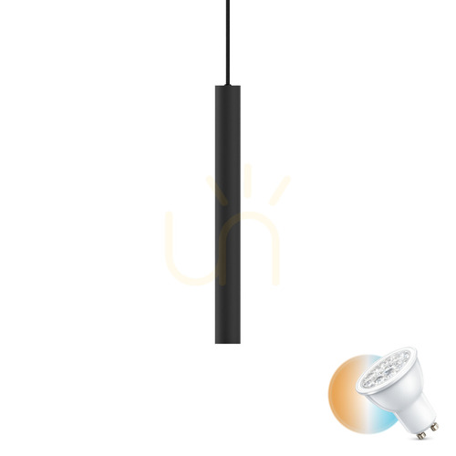 Sprawdź Lampa wisząca Ideallux LOOK 343310 czarna GU10 1x28W 4 cm