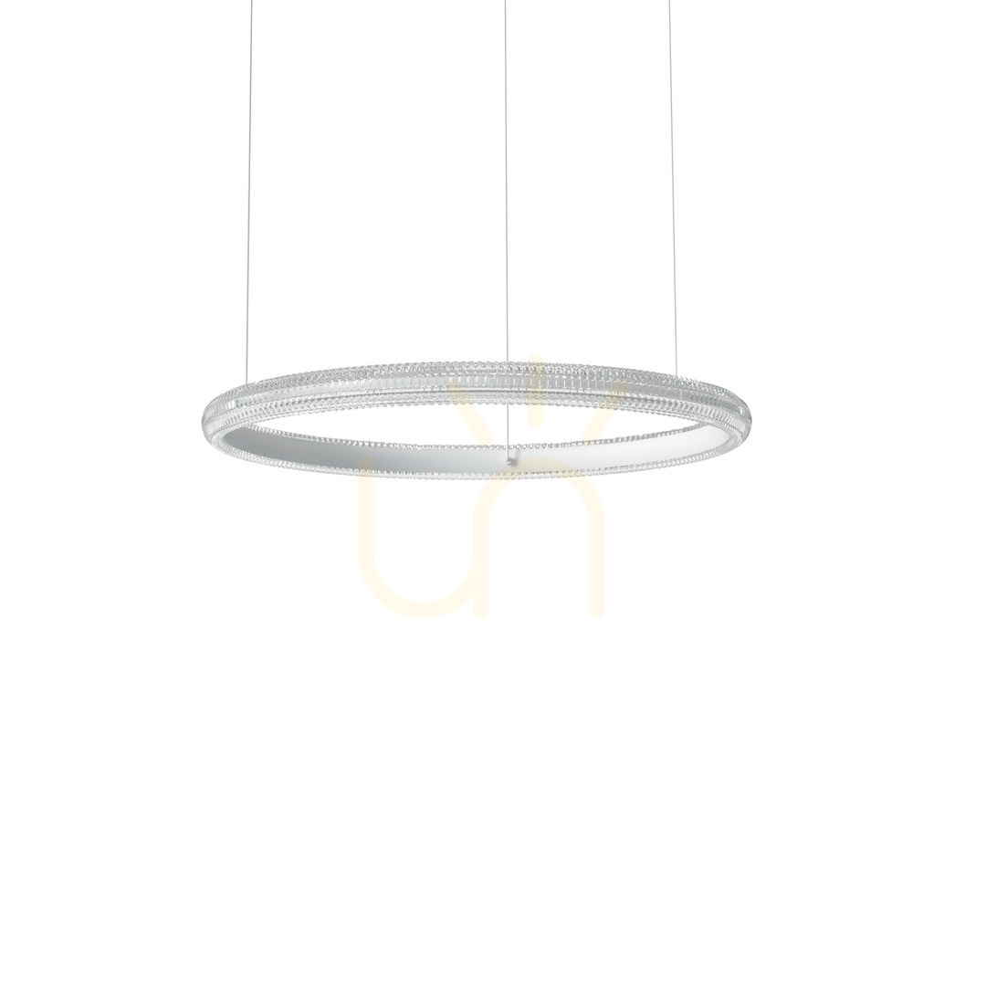 Sprawdź Lampa wisząca Ideallux Miracle 325828 LED 37W biała 60 cm Lampa wisząca Ideallux Miracle 325828 LED 37W biała 60 cm