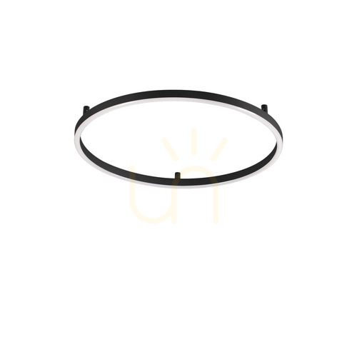 Sprawdź Plafon LED Ideallux Oracle Slim 341880 czarny 50 cm 29W 2700K