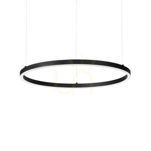 Lampa wisząca Ideal Lux Oracle Slim 342108 czarna LED 53W 90 cm 2700K 0 Lampa wisząca Ideal Lux Oracle Slim 342108 czarna LED 53W 90 cm 2700K small 0