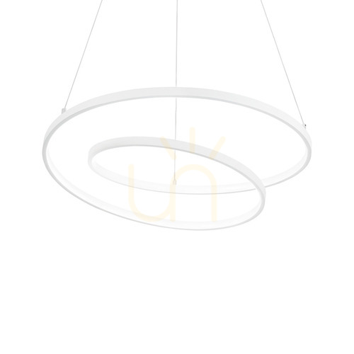Sprawdź Lampa wisząca Ideallux OZ 342405 biała LED 52W 80 cm 2700K