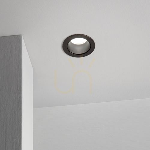 Sprawdź Oprawa wpuszczana Ideallux QUARK 322889 czarna LED 9W 3000K ⌀4,9 cm