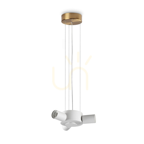 Sprawdź Lampa wisząca 3xE27 Ideallux Set Up 348223 mosiężna 24 cm
