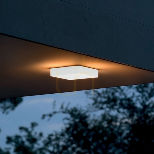 Sprawdź Plafon zewnętrzny Ideallux Snow 326238 LED 18W IP65 25 cm biały 3000K