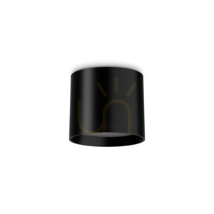 Plafon LED Ideallux SPIKE 336008 czarny 10W 10 cm 0 Plafon LED Ideallux SPIKE 336008 czarny 10W 10 cm small 0