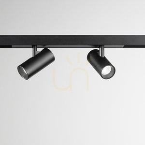 Lampa do szynoprzewodów Ideallux Stick 345024 czarna 6W 2700K 2-punktowa ⌀15 cm 1 Lampa do szynoprzewodów Ideallux Stick 345024 czarna 6W 2700K 2-punktowa ⌀15 cm small 1