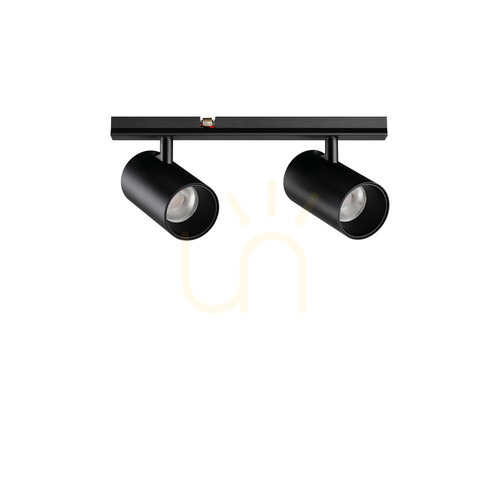 Sprawdź Lampa do szynoprzewodów Ideallux STICK 345031 czarna 10W 2700K 2-punktowa ⌀15 cm