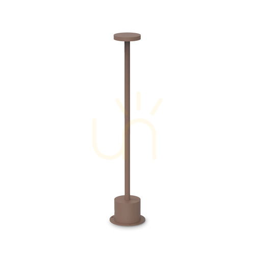 Sprawdź Lampa zewnętrzna stojąca Ideallux Toffee 347783 LED 8W brązowa IP65 50 cm