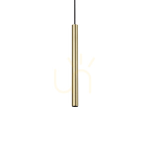 Lampa wisząca Ideallux LOOK 339726 mosiądz LED 11,5W 3000K ⌀6 cm small 0