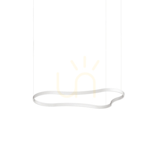 Sprawdź Lampa wisząca Ideallux Waves 345291 LED 54W biała 155,6 cm