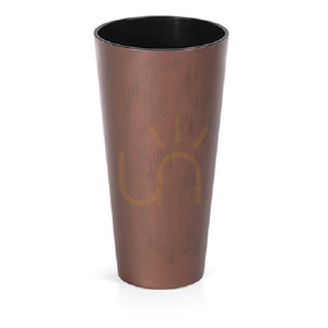 Doniczka mrozoodporna TUBUS SLIM BETON CORTEN - kolor stal cortenowa 15,5 L small 0